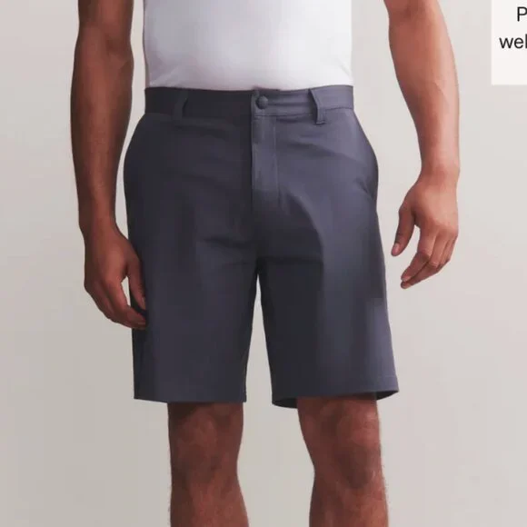 Rhone Commuter Shorts Men's Slate Blue Stretch 9” Inseam gray 34 - Picture 1 of 6